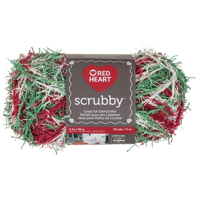 Red Heart® Fil Scrubby™, Polyester #4 Moyen, 3,5oz/100g, 92 Yards