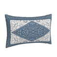thumbnail image 2 of Bixox Vintage Persian Colored Blue Printed Pillow Protector,Super Soft Ideal for Home,Guests,Rentals - 16"x24", 2 of 8