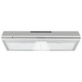 thumbnail image 1 of Range Hood 30 in Under Cabinet, Stainless Steel Kitchen Hood, 200CFM, 3-Speed Exhaust Fan, Button Controls, LED Lights, Reusable Baffle Filters, 1 of 7