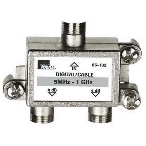 Ideal Industries 85132 2Way Coax Splitter 2Way, Digital Cable
