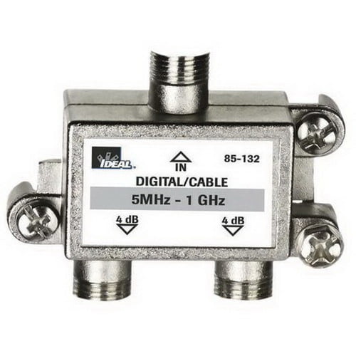 Ideal Industries 85132 2Way Coax Splitter 2Way, Digital Cable