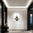 thumbnail image 2 of ZHONGYUTONG Zen Canvas Wall Art Lotus Flower Stones Pictures Spa Water Painting Prints Bathroom Decor for Spiritual Meditation Room Yoga Office (12.00" x 18.00"), 2 of 6