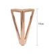 thumbnail image 1 of Juego de 4 Patas de Muebles TUNC 15 cm Oro Rosa, 1 of 3