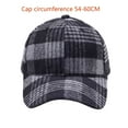thumbnail image 2 of Unisex Classic Low Profile Cotton Baseball Cap Plaid Soft Unconstructed Adjustable Size Dad Hat, 2 of 4