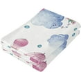thumbnail image 3 of SKYSONIC Hot Air Balloon Soft Hand Towels set of 2, Absorbent Bath Towel Decorative Fingertip Towels for Bathroom Spa Hotel Swimming Pool,14.4 x 28.3 inch, 3 of 7