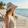 thumbnail image 6 of Tirrinia Wide Brim Sun Hat UPF 50 Foldable Bucket Summer Hat for Women Girls, 6 of 7