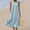 Light Blue, variant on HOMBOM Womens Flowy Dresses Long Casual Solid Color Navy Summer Loose Sleeveless Tank Dress for Ladies