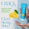 thumbnail image 3 of Crack Hair Fix Moisturizing Shampoo for Women, Sulfate-Free Travel Shampoo with Twist Bottle, 8.5 fl oz, 3 of 4