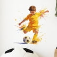 thumbnail image 7 of Occer Football Wall Decal Set – Sports-Themed Bedroom & Living Room Decor, Peel-and-Stick Soccer Theme Wall Art for Fans, 7 of 7