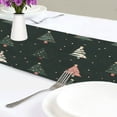 thumbnail image 4 of Yayeee Table Runner 70 inches Long Home Kitchen Dinning Party Decoration, Green Christmas Trees, 4 of 7