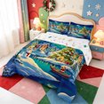 thumbnail image 2 of Manfei Christmas Winter Holiday Full Size Comforter Sets,Cute Ball Bedding Comforter Set,Xmas Reversible,3-Piece,1 Comforter and 2 Pillowcases, 2 of 7