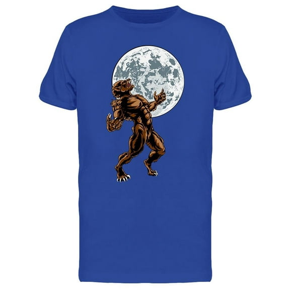 Scary Werewolf T-Shirt Men -Image by Shutterstock, Male 3X-Large