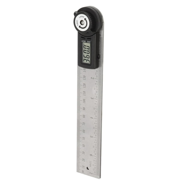 Stainless Steel Digital Angle Finder Meter Protractor Gauge Scale