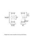 thumbnail image 3 of Maxim Lighting - Helsinki - 2 Light Wall Sconce-14.25 Inches Tall and 5.75, 3 of 5