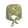 thumbnail image 2 of Easygdp Snake And Floral Men Women Adjustable Cap Working Hat Tie Back Cap, Work Cap, 2 of 7