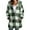 GN2, variant on Jacket Women Women's Plush Coat Long Sleeve Plaid Hooded Zipper with Pocket Loose Coat Winter Coats for Women Black L