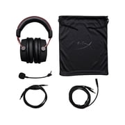 HyperX Cloud Alpha Wired Over-Ear Gaming Headset, Red