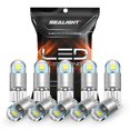 thumbnail image 1 of Bombillas LED SEALIGHT 194, 6000 K, blancas, T10 W, 5 W, paquete de 10, 1 of 7