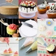 thumbnail image 4 of Icing Decorating Tip & Set with Piping Nozzles, Piping Bags, Cake Turntable, Baking Tools 35 Piece, 4 of 5
