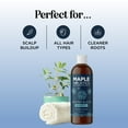 thumbnail image 2 of Sulfate Free Hard Water Shampoo - Deep Clarifying Shampoo for Build Up of Product and Minerals with Five Cleansing Mint Essential Oils for Replenishing Hydration and Hair Shine - Vegan & Cruelty Free, 2 of 4