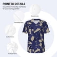 thumbnail image 5 of Rocae Lilies Flowers for Breathable Men's Baseball T-Shirt Fashionable Casual Baseball Jersey, Moisture-wicking Sportswear 4X-Large, 5 of 9