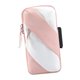 thumbnail image 4 of Brazalete deportivo, brazalete para correr, funda para teléfono, bolsa para correr rosa blanco, 4 of 9
