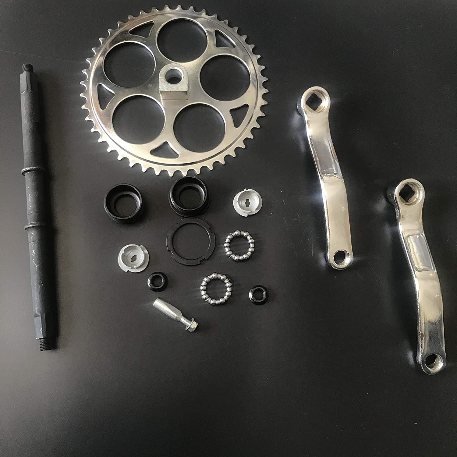 CDHPOWER 44T Wide Crank Assembly Kit 3pcs Gas Motorized Bicycle