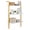 Gold and White, variant on Costway 1 PCS Industrial Wall Mounted Shelves, Wooden Floating Shelving Unit,Rustic Brown Rustic Brown and Black