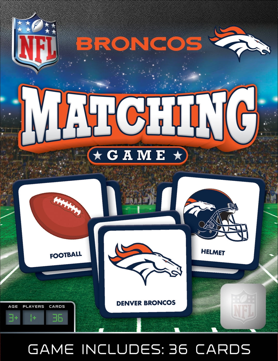 Denver Broncos NFL Matching Game by MasterPieces Jamaica Ubuy - Main Image