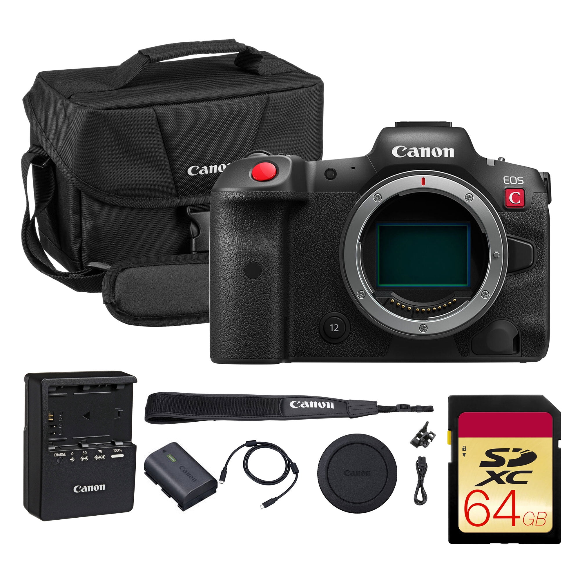 Canon, Mirrorless Digital Cinema Camera, EOS R5 C, Black - Walmart.com