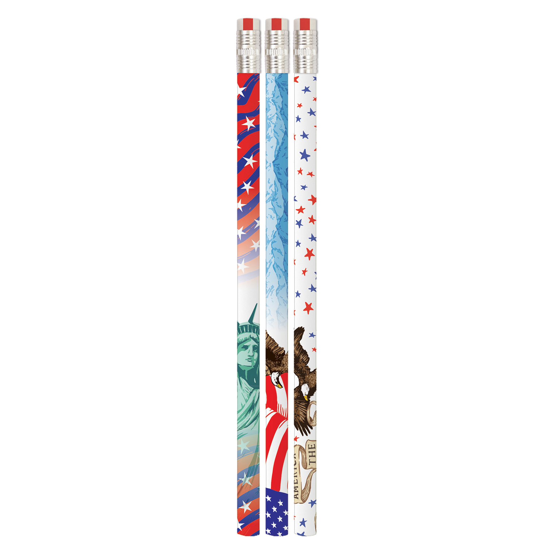 Musgrave Pencil Company America The Beautiful Motivational Pencils, Pack of 144