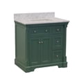 thumbnail image 6 of Sydney 36" Bathroom Vanity with Sage Green Cabinet and Carrara Marble Top, 6 of 6