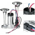 thumbnail image 6 of 150DB Super Loud Dual Electric Air Horns Kit for Vehicles - With Compressor, Applicable for Cars, SUVs, Trucks, Boats (Sliver), 6 of 8