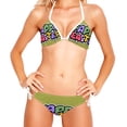 thumbnail image 2 of Easter Font Detachable Sponge Adjustable Strap Bikini Set Two-Pack Swimsuit Women Bikini Sets, 2 of 6