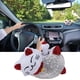 thumbnail image 4 of Estatuilla De Coche De Gato De La Fortuna, Decoración Interior De Coche Inodoro Con Diamantes De Imitación Ostentosos Para El Dormitorio Del Hogar Para El Salpicadero Del Coche, 4 of 7
