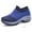 Blue, variant on Women Slip On Sneakers Orthopedic Walking Shoes for Women Comfort Sneakers with Arch Support Air Cushion Sole for Running & Travel
