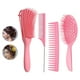 thumbnail image 4 of Artesanía de La Etiqueta de Adhesiva de Enmascarar Del Papel Pegajoso Del Washi Del Brillo 10Pcs - Rosado Yinane Cepillo de pelo peine, 4 of 8