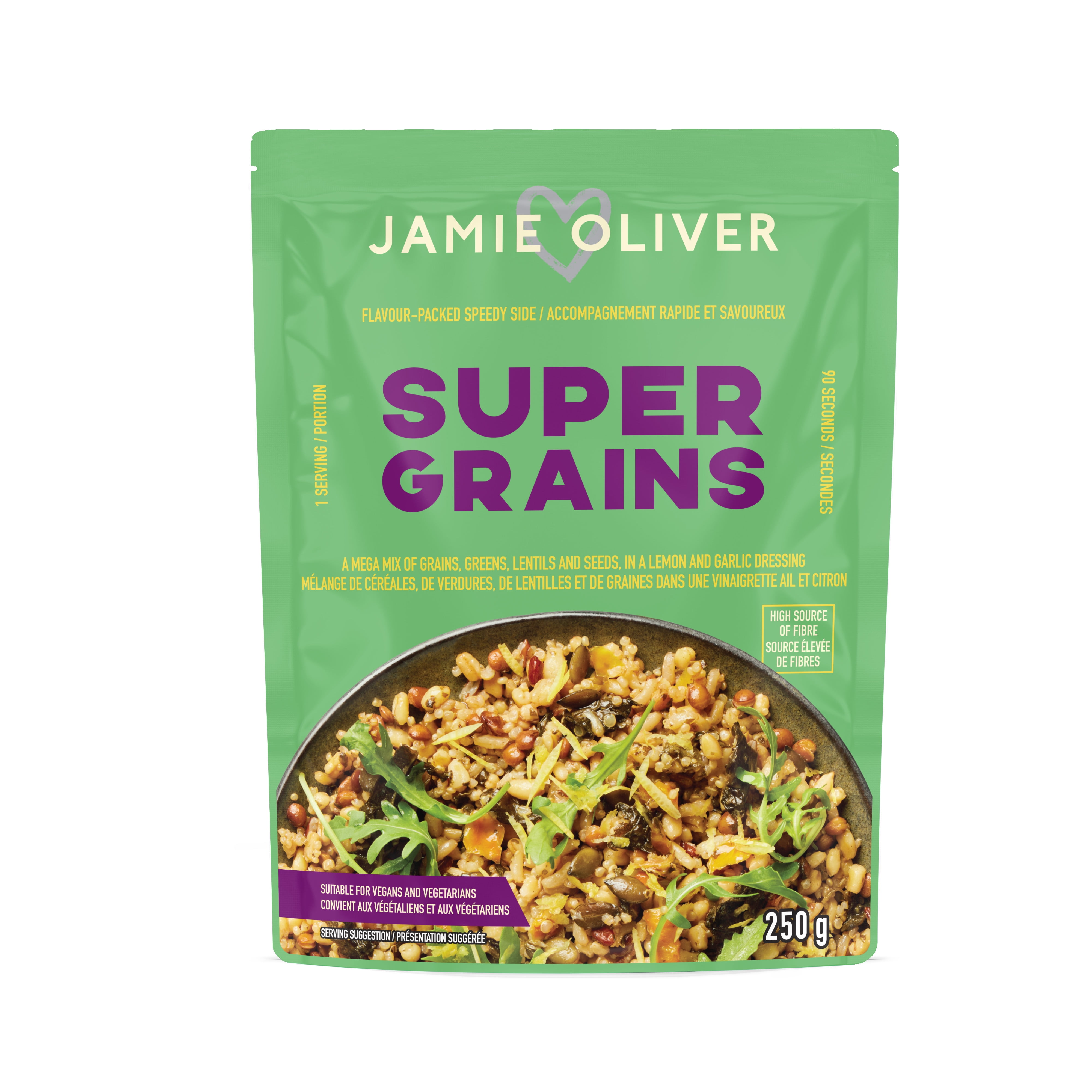 JAMIE OLIVER Super Grains 250G JAMIE OLIVER Super Grains Sachet Heat & Eat 250G