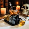 thumbnail image 3 of Skull 5 Piece Whiskey Decanter Set, 3 of 4