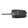 thumbnail image 2 of Accesorio de reemplazo de carcasa de carcasa de control remoto de coche con tapa negra de 2 botones apto para Opel, 2 of 8
