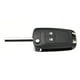 thumbnail image 2 of Carcasa de repuesto para llave de coche, color negro, con 2 botones, compatible con Opel, 2 of 10