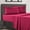 Burgundy/Red, variant on Microfiber Comfort 4 Piece Bed Sheet Set Deep Pocket 1800 Series Hotel Bed Sheet