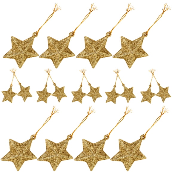 Raindrops 24-Piece Christmas Tree Ornament Set, 2- Holiday Decorations for Festive Home Decor