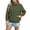 Army Green Jackets, variant on Jsaierl Women's Lightweight Hooded Windbreaker Jacket Zip Up Drawstring Waist Elastic Cuffs Casual Summer Rain Coat