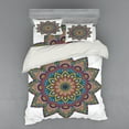 thumbnail image 1 of Ambesonne Mandala Bedding Set 4 Pcs, Floral Leaves Details Art, Queen, Multicolor, 1 of 3