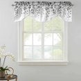 thumbnail image 2 of Tie Up Valances for Windows, Grey Eucalyptus Adjustable Valance Curtains Window Treatment for Living Room, Spring Botanical Weeping Plant Aesthetic Rod Pocket Kitchen Curtains & Drapes 42x12 Inch, 2 of 9