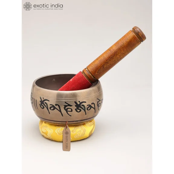 4" Handmade Tibetan Singing Bowl for Positive Energy, Relaxation & Chakra Balancing