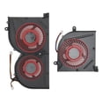 thumbnail image 1 of Ventilador de refrigeración para CPU y GPU de 4 pines con disipación de calor rápida para portátiles MSI GS63VR, GS63, GS73, GS73VR, MS 17B1 (CPU y GPU), 1 of 14