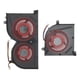 thumbnail image 1 of Ventilador de refrigeración CPU GPU, ventilador de refrigeración para portátil de disipación de calor rápida de 4 pines para MSI GS63VR para GS63 para GS73 para GS73VR para CPU MS 17B1 + GPU, 1 of 5