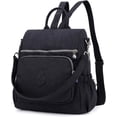thumbnail image 2 of LHSHIDU Women Shoulder Backpack Multi-Pocket Nylon Purse Large Capacity Waterproof Casual Daypack, 2 of 7
